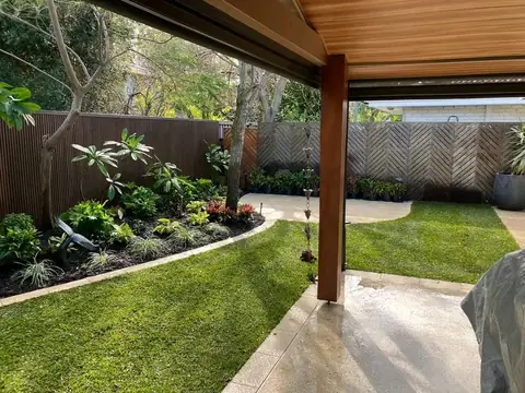 Backyard before and after a makeover (after 2 of 3)