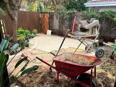 Backyard before and after a makeover (before 3 of 3)