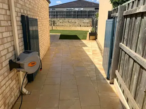 Backyard before and after a full makeover