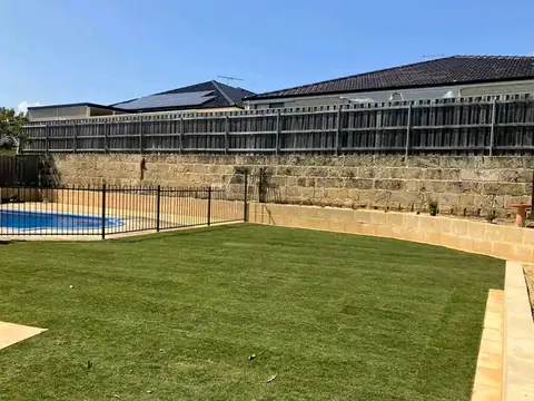 Backyard before and after a full makeover (after 2 of 3)