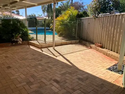 Backyard before and after a hand tidy-up (after 3 of 3)