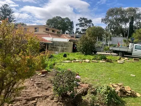 Craigie garden before and after landscaping (before 3 of 3)